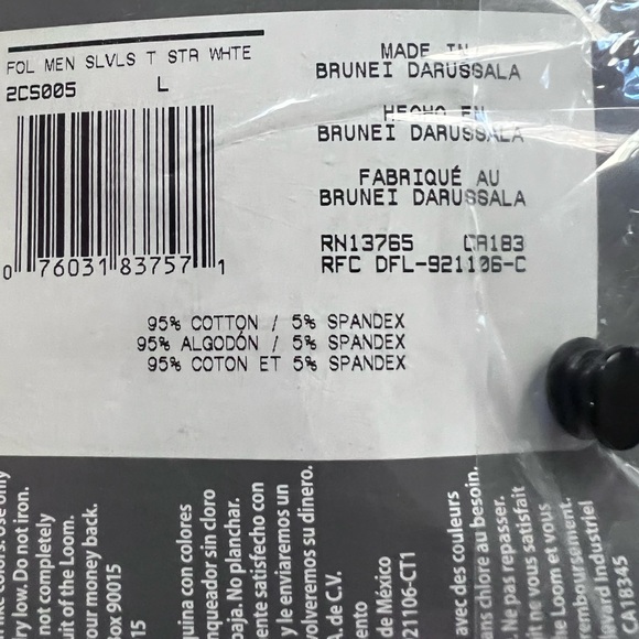 FRUIT OF THE LOOM 2 MUSCLES SHIRTS - Picture 4 of 8